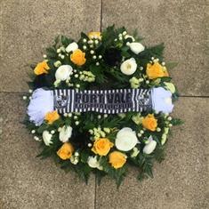 Open Wreath Football tribute