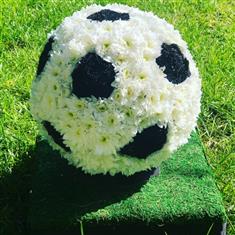 Football on cushion 
