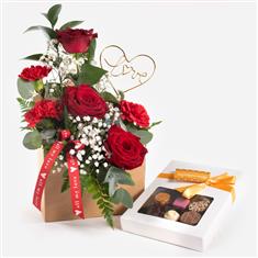 Love letter with chocs 