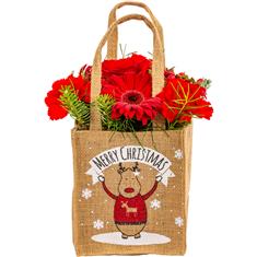 Festive Jute Bag Arrangement